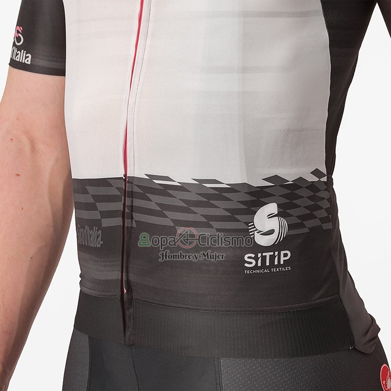 Giro d'Italia Ropa Ciclismo Culotte Corto 2023 Hombre Mangas Cortas Negro